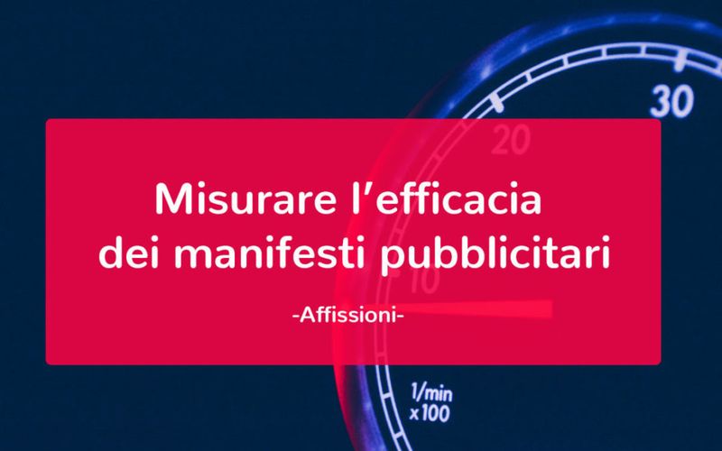 L' Efficacia dei manifesti pubblicitari